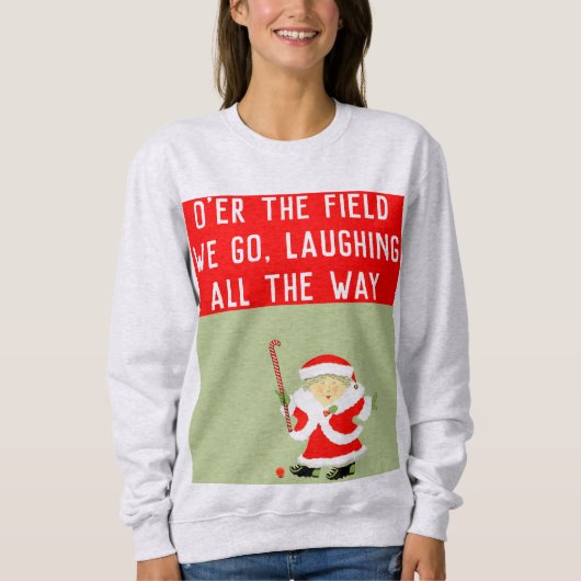 Hockey Kerstmis Trui (Voorkant)