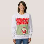 Hockey Kerstmis Trui (Voorkant volledig)