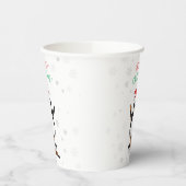 Hockey-kerstpinguïn Papieren Bekers (Links)