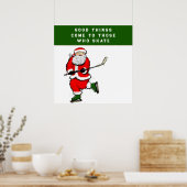 Hockey-kerstPoster Poster (Keuken)