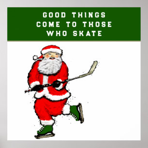 Hockey-kerstPoster Poster