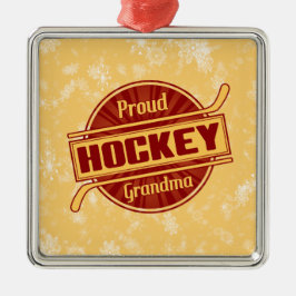 Hockey-kerstversiering, Proud Hockey Grandma Keramisch Ornament