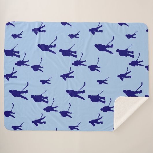 Hockey Kinder Sherpa deken (Voorkant (horizontaal))