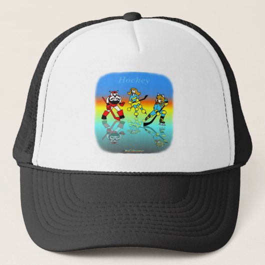 Hockey kinder vrachtwagen trucker pet (Voorkant)