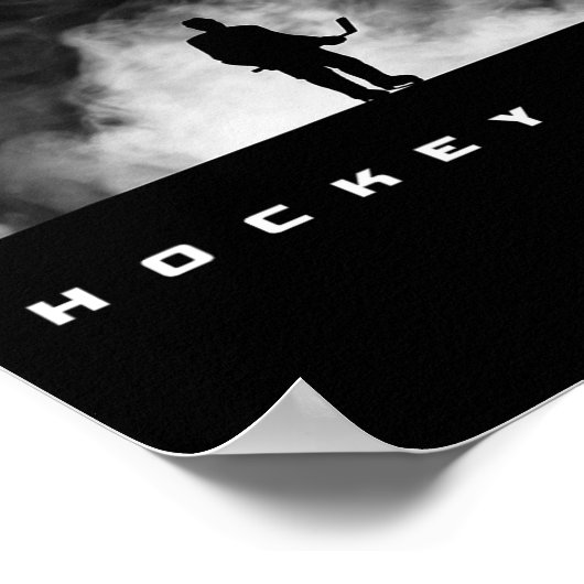Hockey Kleding - Hockey IJshockey Speler Gift 1 Poster (Hoek)