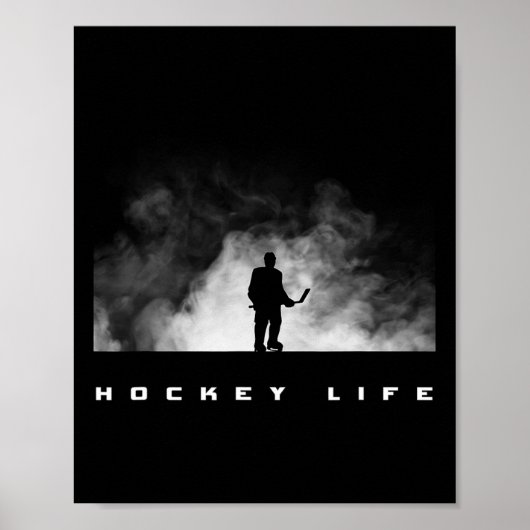 Hockey Kleding - Hockey IJshockey Speler Gift 1 Poster (Voorkant)