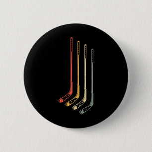 Hockey Kleding - Hockey IJshockey Speler Gift 1 Ronde Button 5,7 Cm