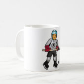 hockey koffiemok (Voorkant links)