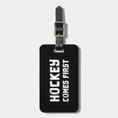 Hockey komt eerst bagagelabel (Voorkant verticaal)