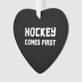 Hockey komt eerst ornament (voorkant)