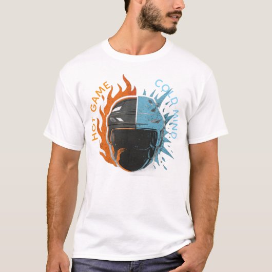 Hockey Kunst T-shirt (Voorkant)