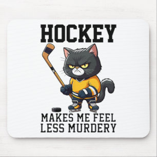 Hockey laat me me minder moorddadig voelen Kat Hoc Muismat