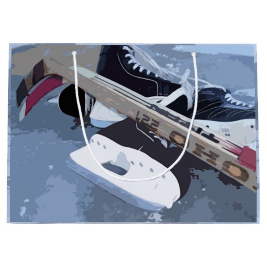 Hockey Large Cadeautasje (Voorkant)