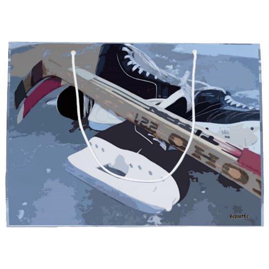 Hockey Large Cadeautasje (Achterkant)