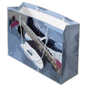 Hockey Large Cadeautasje (Achterkant Gekanteld)