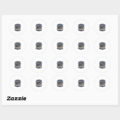 Hockey League Ronde Sticker (Vel)