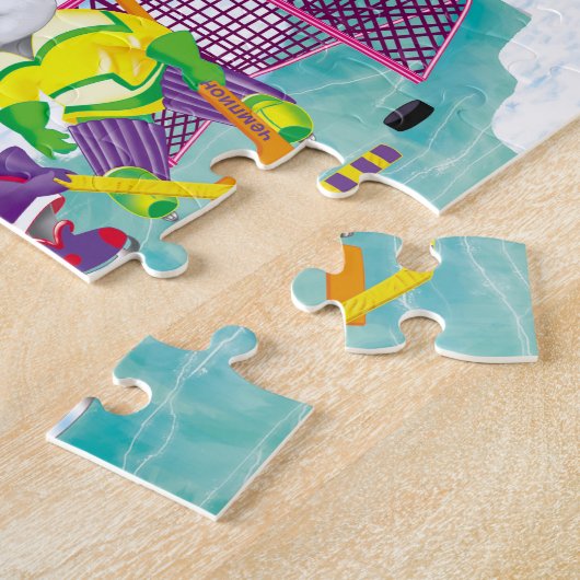 hockey legpuzzel (Zijkant)