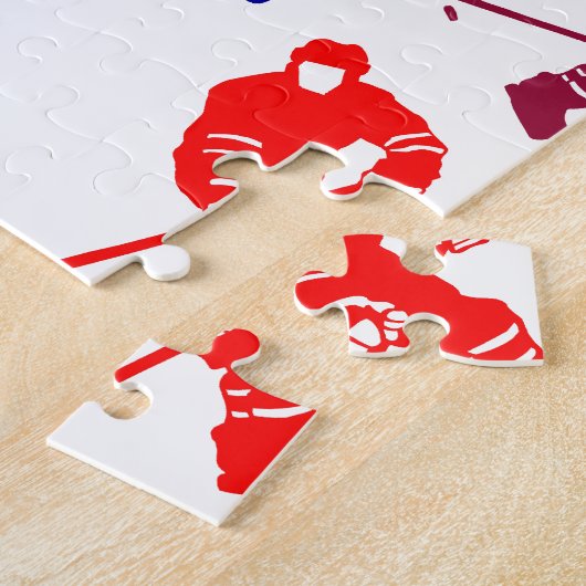 HOCKEY LEGPUZZEL (Zijkant)