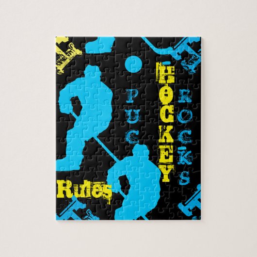 Hockey Legpuzzel (Verticaal)