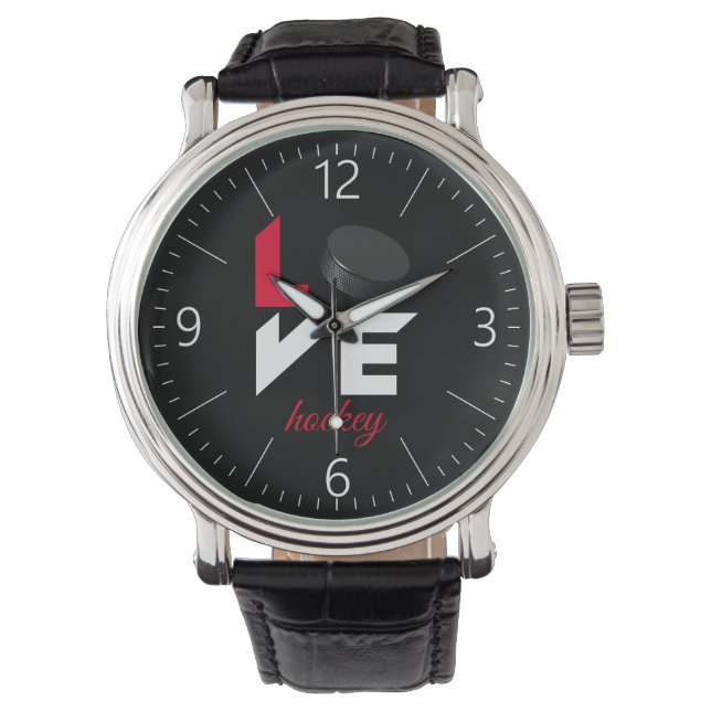 Hockey leuk vinden horloge (Voorkant)