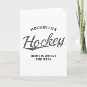 Hockey Leven, Thuis is waar het ijs is, Hockey  Kaart