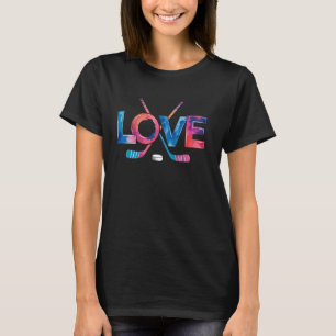 Hockey LIEFHEBER Sport Puck Speler Sticks Fan Cade T-shirt