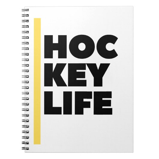 Hockey Life.-2 Notitieboek (Voorkant)