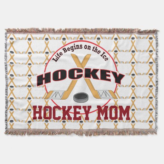 Hockey Life Hockey mama Deken (Voorkant)