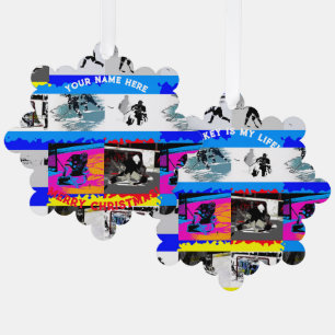 Hockey Life - IJshockeyspelers Ornament Kaart