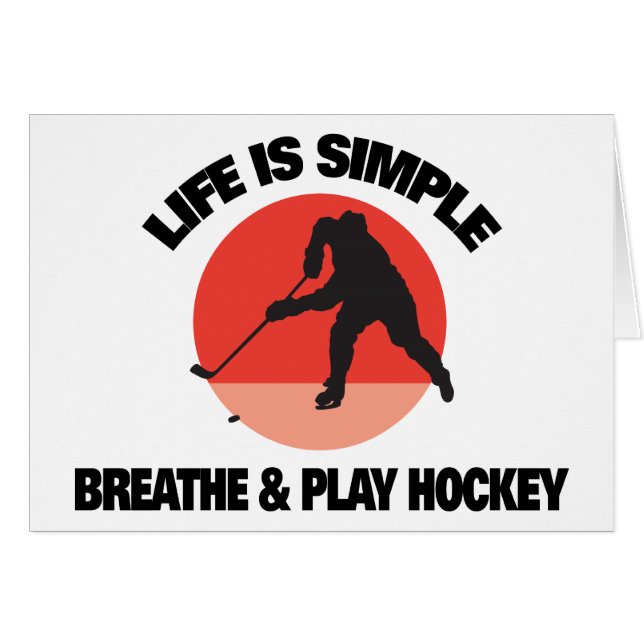Hockey Life is eenvoudig (Voorkant Horizontaal)