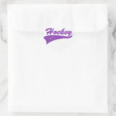 Hockey Logo Ronde Sticker (Tas)