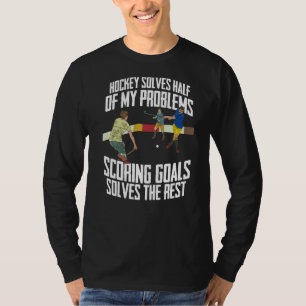 Hockey lost de helft van mijn problemen veld hocke t-shirt
