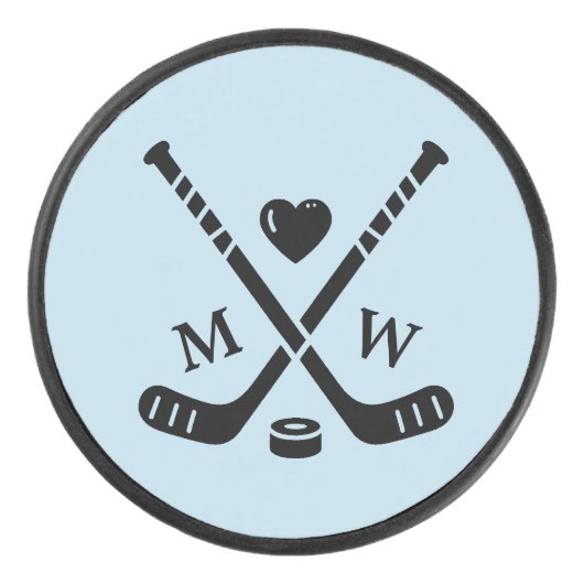 Hockey Love Hockey Puck (Voorkant)