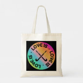 Hockey: Love is Tote Bag (Achterkant)
