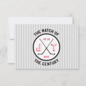 Hockey Love RSVP-kaarten RSVP Kaartje (Achterkant)