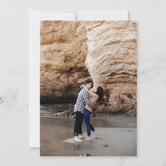 Hockey Love Wedding Save The Date (Achterkant)