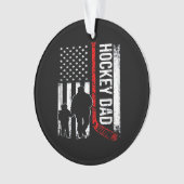 Hockey Lover | Amerikaanse ockey DAD Ornament (voorkant)