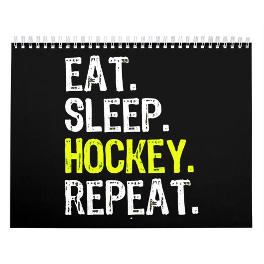 Hockey Lover | Eet, Slaap, Hockey en Herhaal Kalender (Hoes)