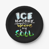 Hockey Lover | Ice Hockey bewapent mijn sol Papieren Bordje (Voorkant)
