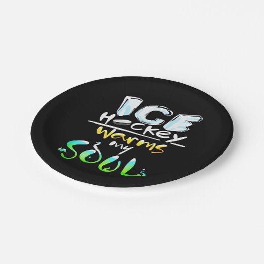 Hockey Lover | Ice Hockey bewapent mijn sol Papieren Bordje (Gekanteld)