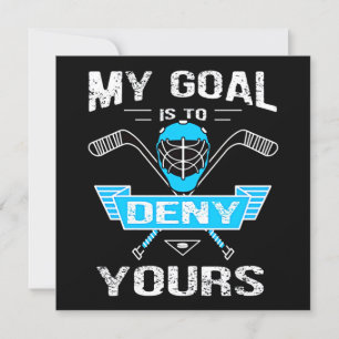 Hockey Lover   Mijn doel is om jullie te ontkennen Kaart