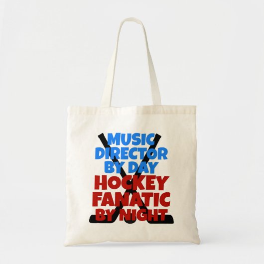 Hockey Lover Music Director Tote Bag (Voorkant)