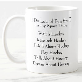 Hockey Lover Player Fan, wat ik in de vrije tijd d Koffiemok