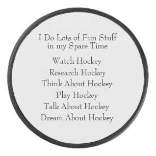 Hockey Lover Player Fan, wat ik in de vrije tijd d Puck