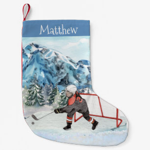 Hockey Lover Snow Personalized Ice Kleine Kerstsok