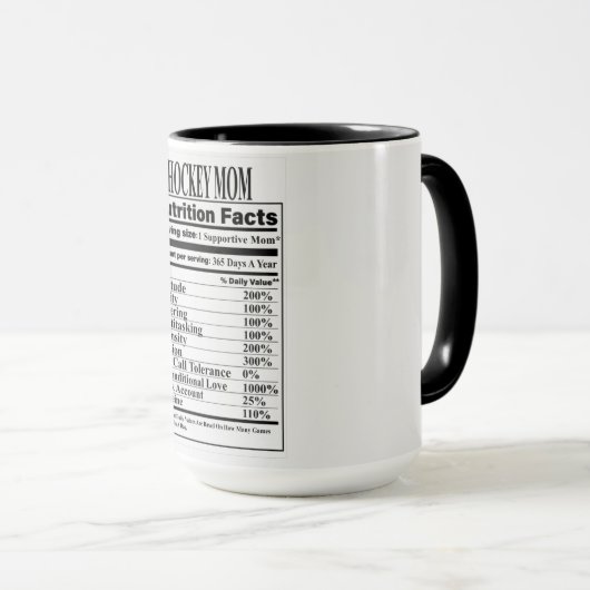 Hockey Ma Nutrition Feit Mok (Voorkant rechts)