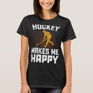 Hockey maakt me een gelukkige ijskap van 1 t-shirt