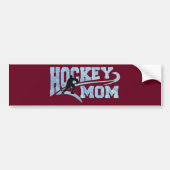 Hockey Mam Athletic Tail Bumpersticker (Voorkant)