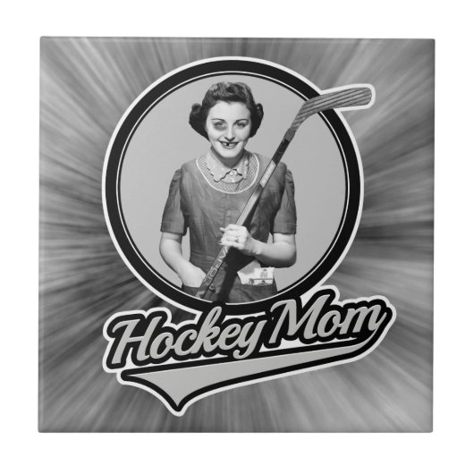 Hockey Mam Ceramic Tile Tegeltje (Voorkant)