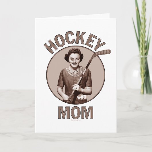 Hockey Mam groet en notarissen Kaart (Voorkant)